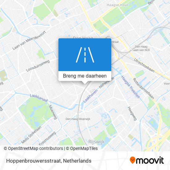 Hoppenbrouwersstraat kaart