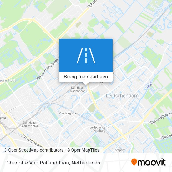 Charlotte Van Pallandtlaan kaart