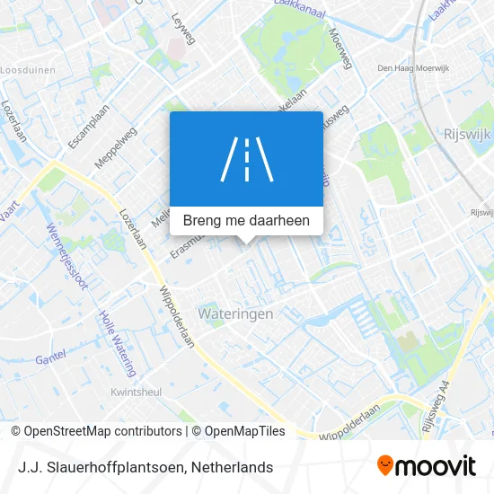 J.J. Slauerhoffplantsoen kaart