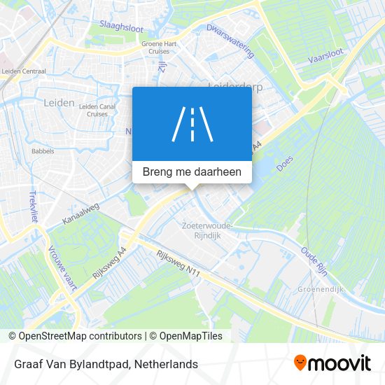 Graaf Van Bylandtpad kaart