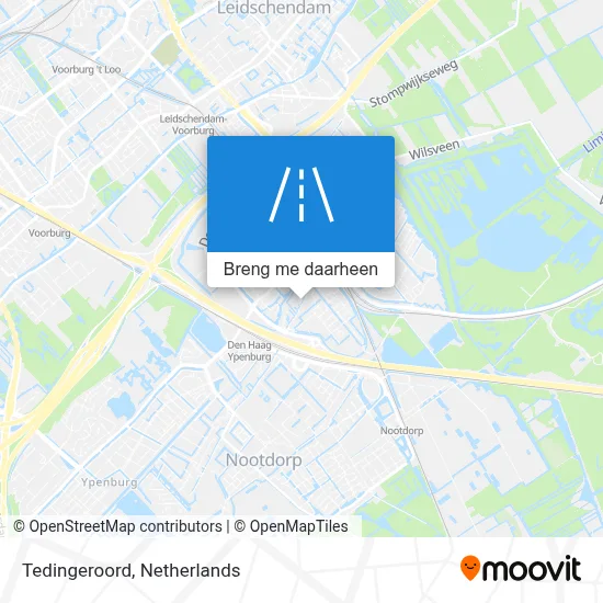 Tedingeroord kaart