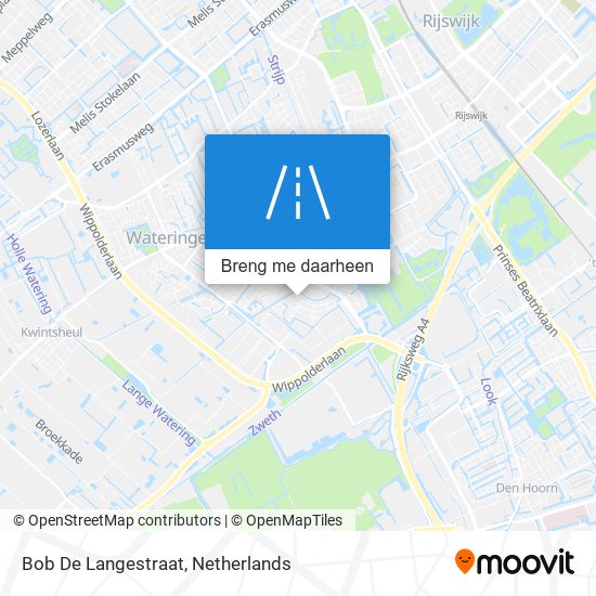 Bob De Langestraat kaart