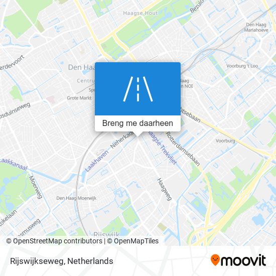 Rijswijkseweg kaart