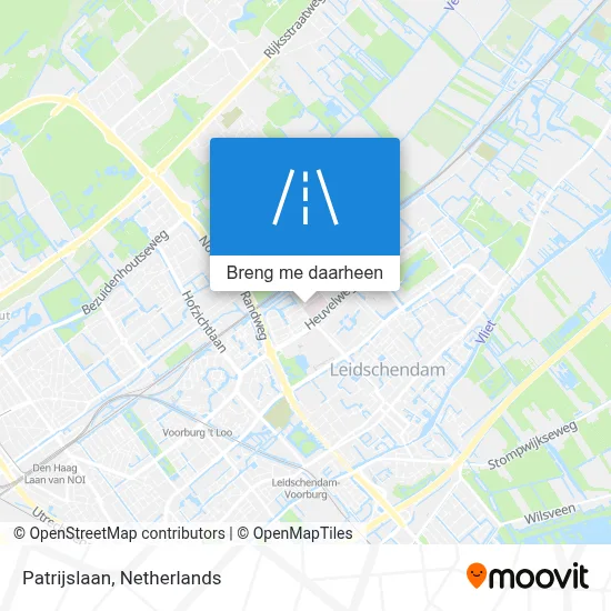 Patrijslaan kaart
