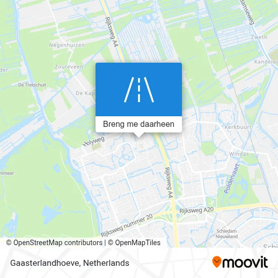 Gaasterlandhoeve kaart