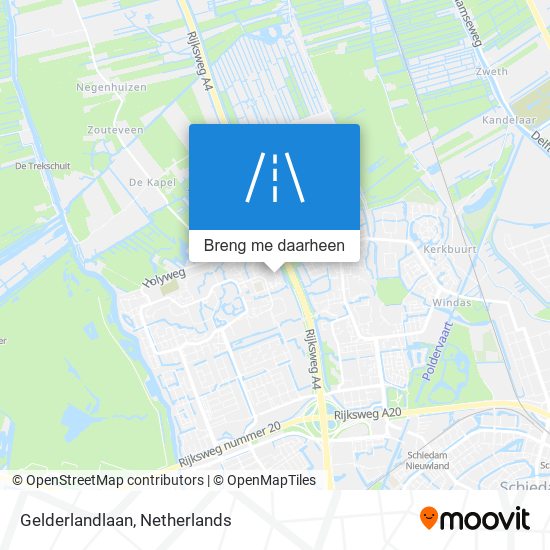 Gelderlandlaan kaart