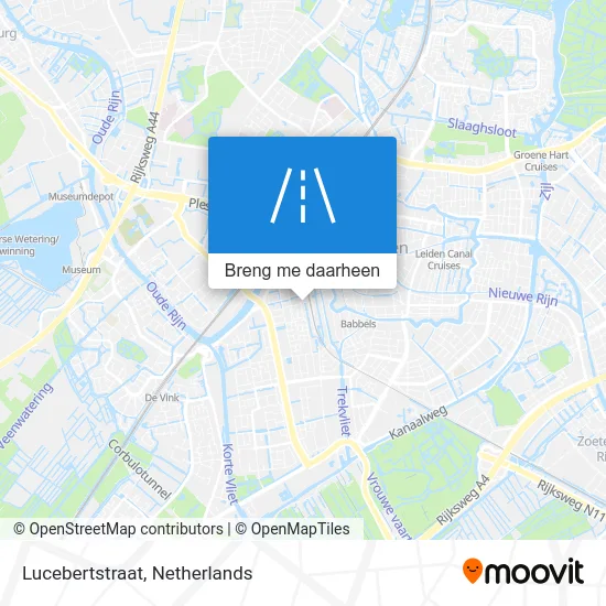 Lucebertstraat kaart