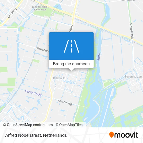 Alfred Nobelstraat kaart