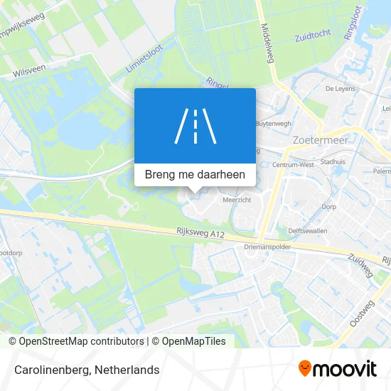 Carolinenberg kaart