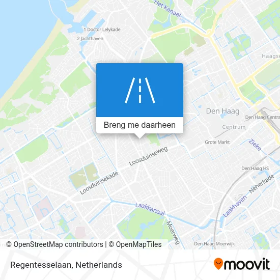 Regentesselaan kaart