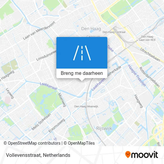 Vollevensstraat kaart
