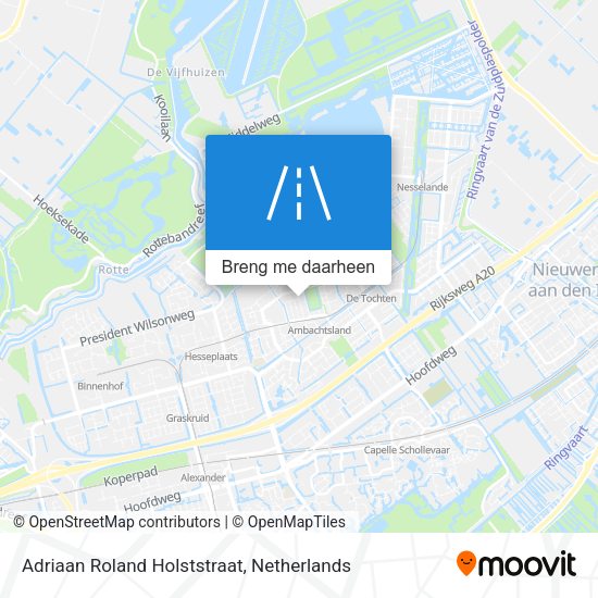 Adriaan Roland Holststraat kaart