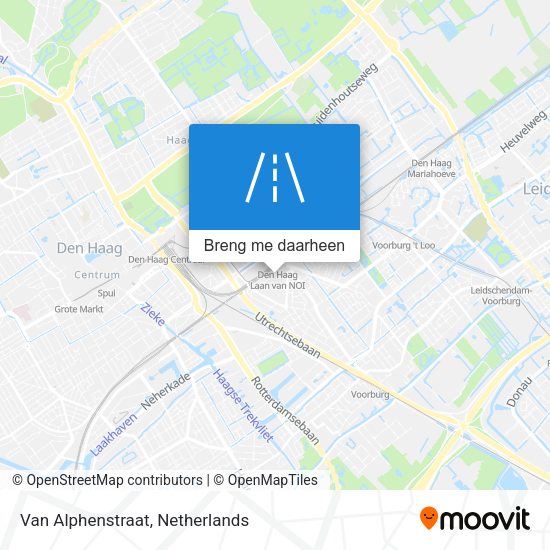 Van Alphenstraat kaart
