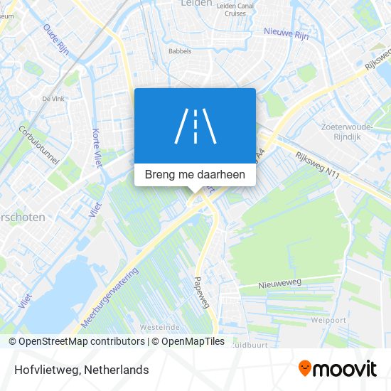 Hofvlietweg kaart