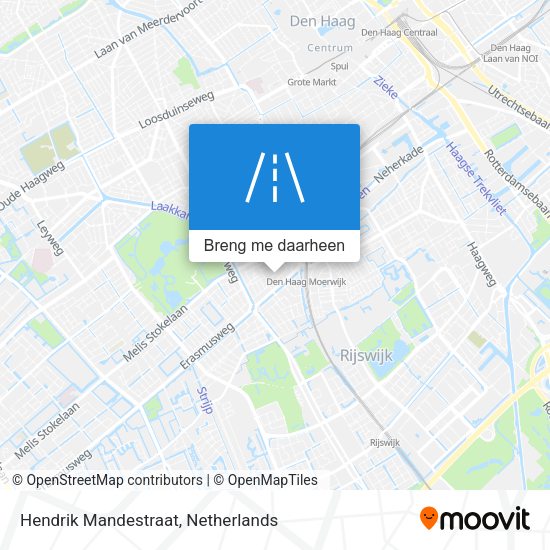 Hendrik Mandestraat kaart