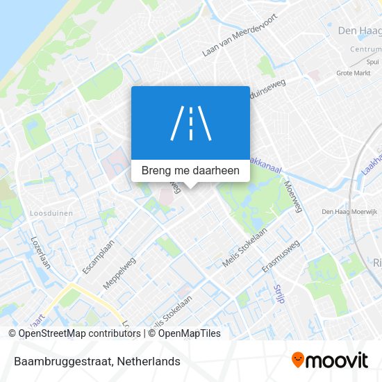 Baambruggestraat kaart