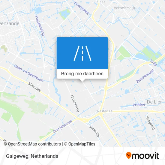 Galgeweg kaart