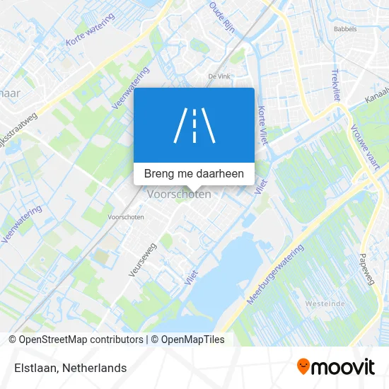 Elstlaan kaart