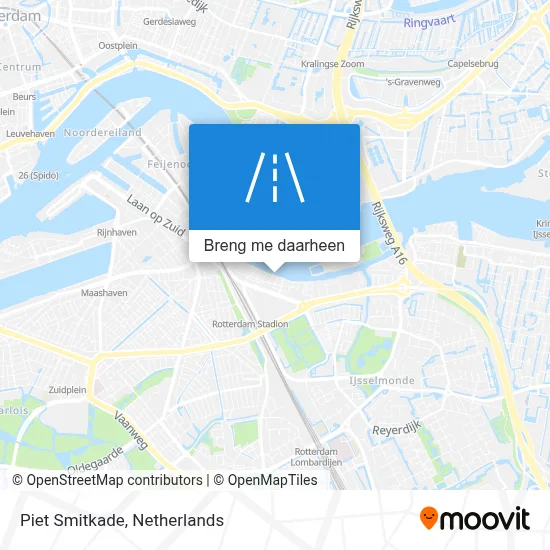 Piet Smitkade kaart