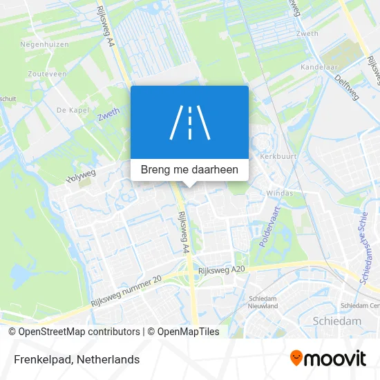 Frenkelpad kaart