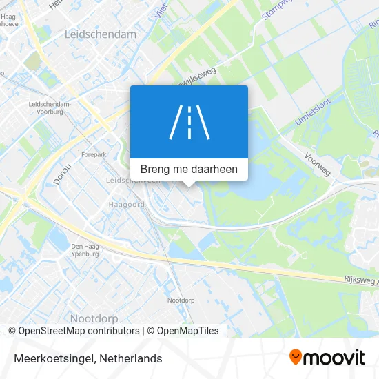 Meerkoetsingel kaart