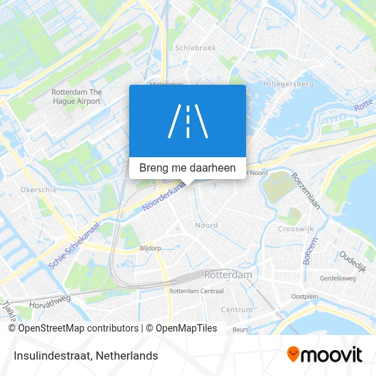 Insulindestraat kaart