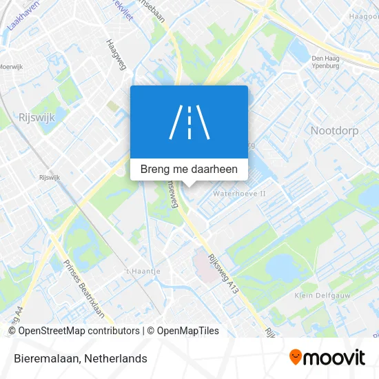 Bieremalaan kaart