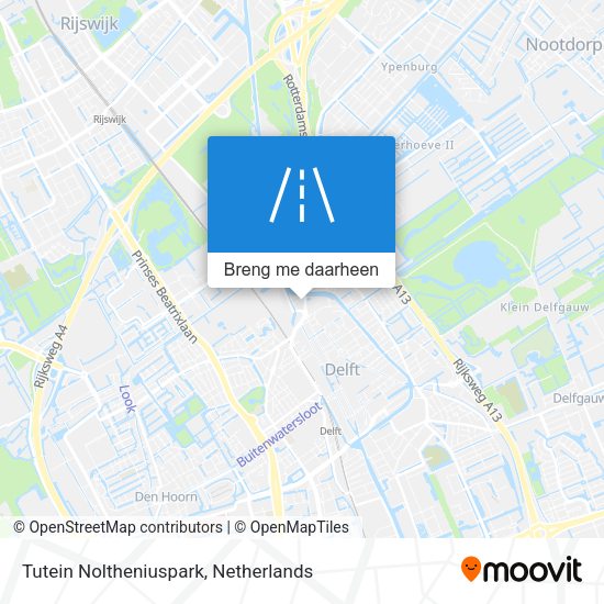 Tutein Noltheniuspark kaart