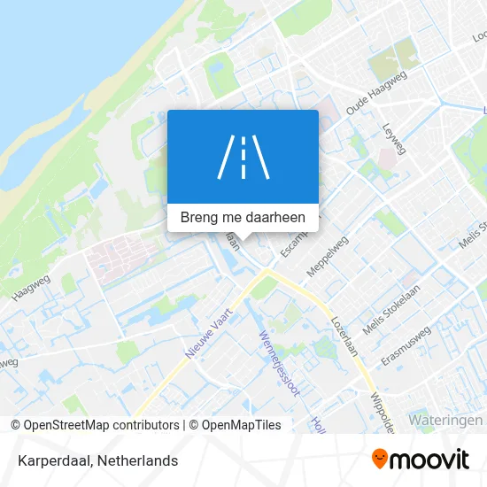 Karperdaal kaart