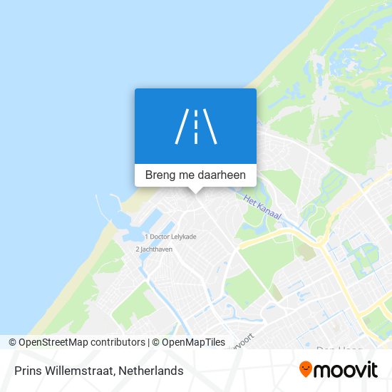 Prins Willemstraat kaart