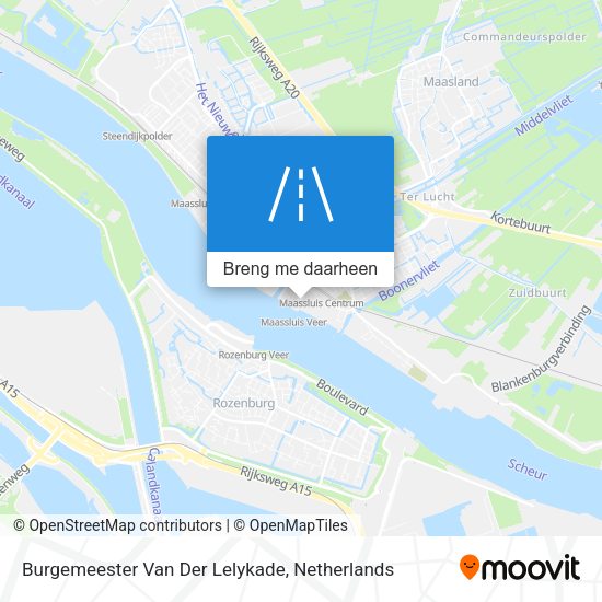 Burgemeester Van Der Lelykade kaart