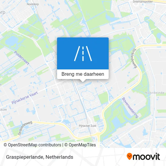 Graspieperlande kaart