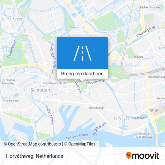 Horváthweg kaart