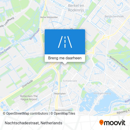 Nachtschadestraat kaart