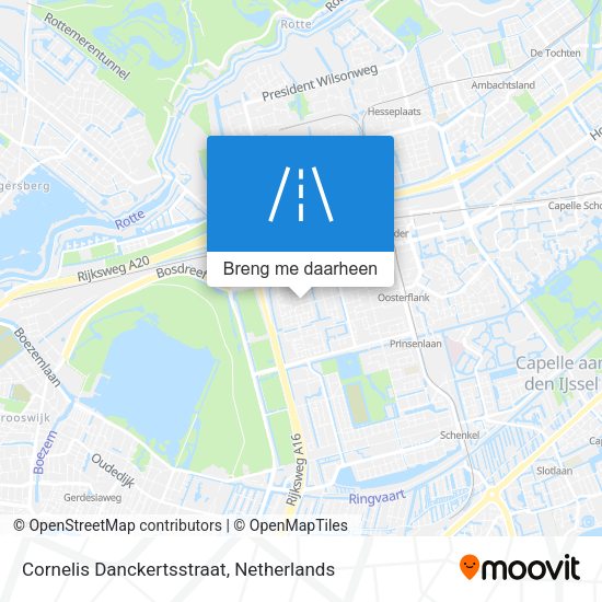 Cornelis Danckertsstraat kaart
