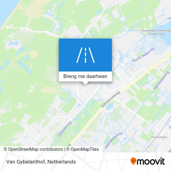 Van Gybelanthof kaart