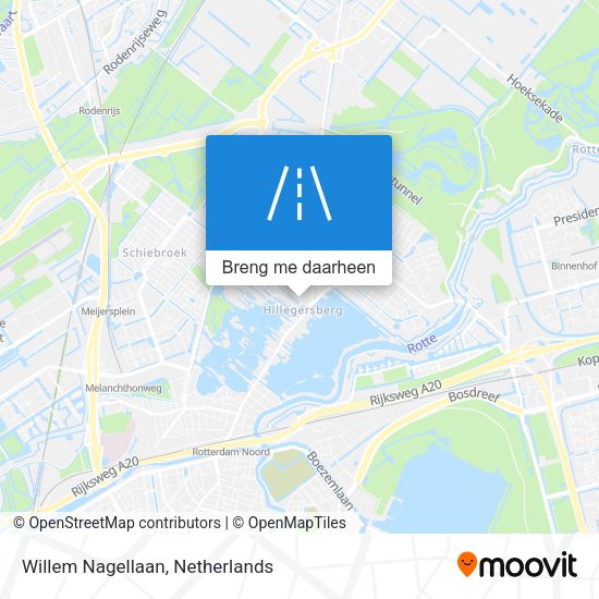 Willem Nagellaan kaart