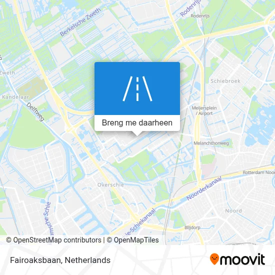 Fairoaksbaan kaart