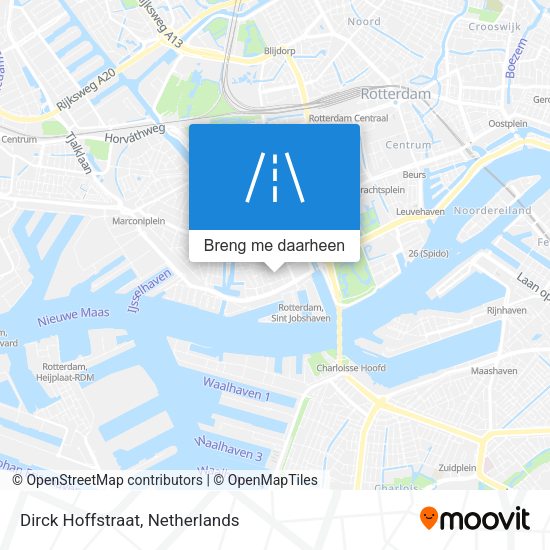 Dirck Hoffstraat kaart