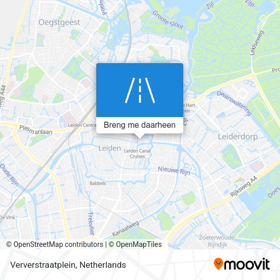 Ververstraatplein kaart