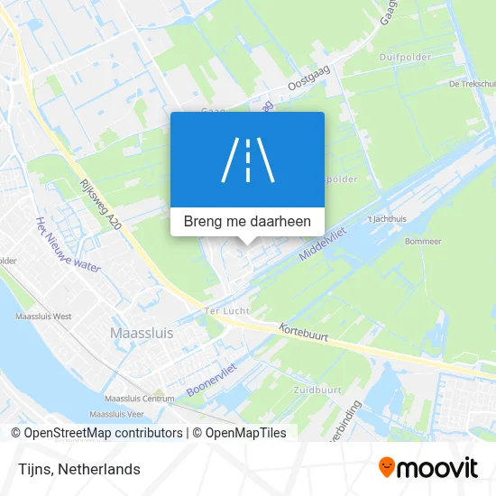 Tijns kaart