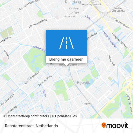 Rechterenstraat kaart