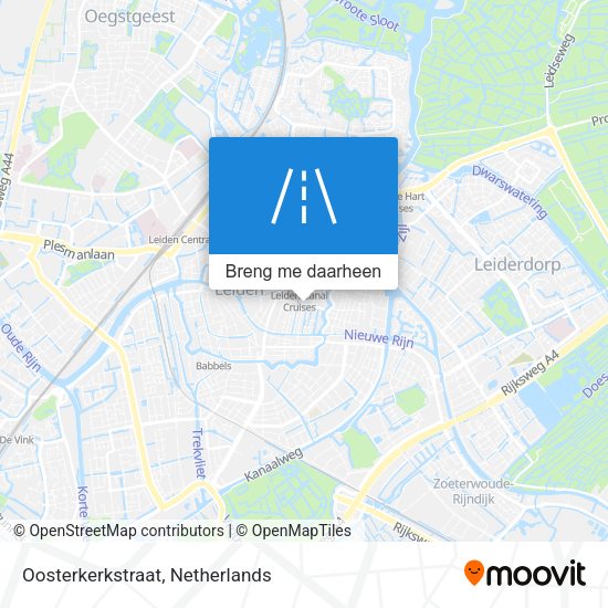 Oosterkerkstraat kaart