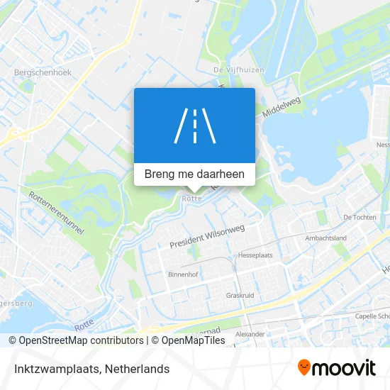 Inktzwamplaats kaart