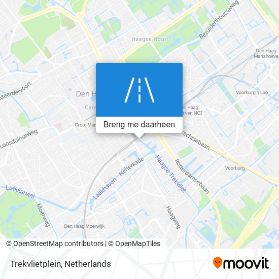 Trekvlietplein kaart