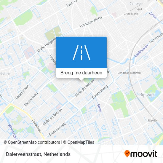 Dalerveenstraat kaart