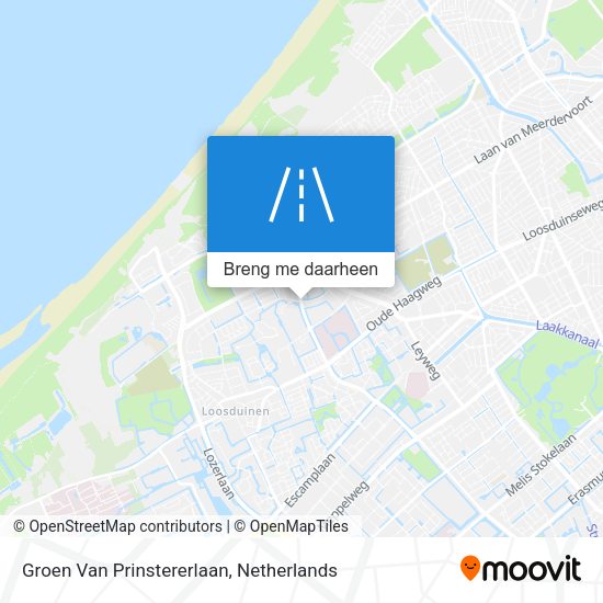 Groen Van Prinstererlaan kaart