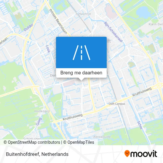 Buitenhofdreef kaart