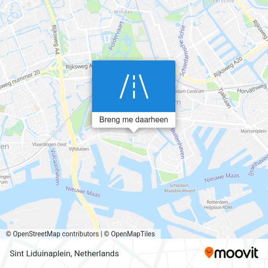 Sint Liduinaplein kaart