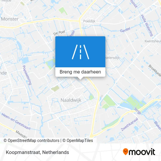 Koopmanstraat kaart
